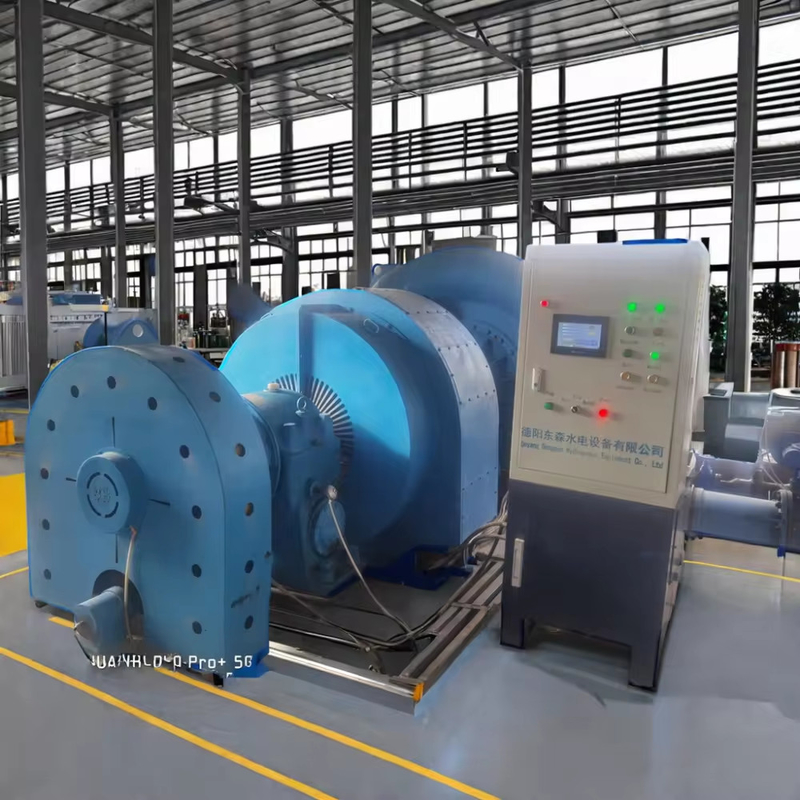 200kw-20mw Capacidade gerador de turbina hidráulica Modelo personalizado para aplicações de cabeça de água de 5m-500m