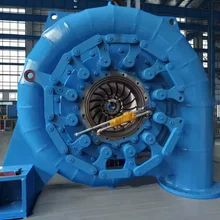 Durabilidade Gerador de Turbina Hidráulica com Modelo Personalizado 5m-500m Cabeça de Água Frequência 50HZ/60HZ