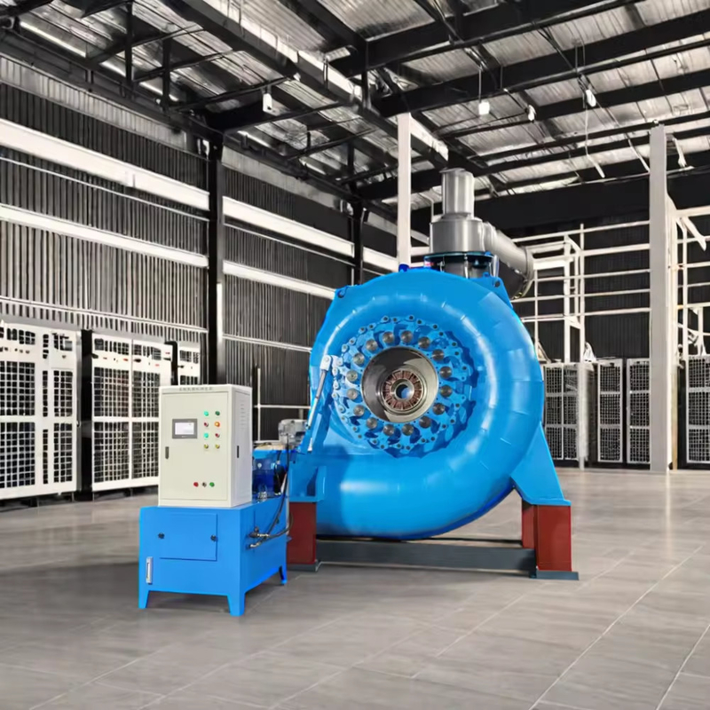 Gerador de turbina de água com método de resfriamento resfriamento de ar / água e RPM 450-1000