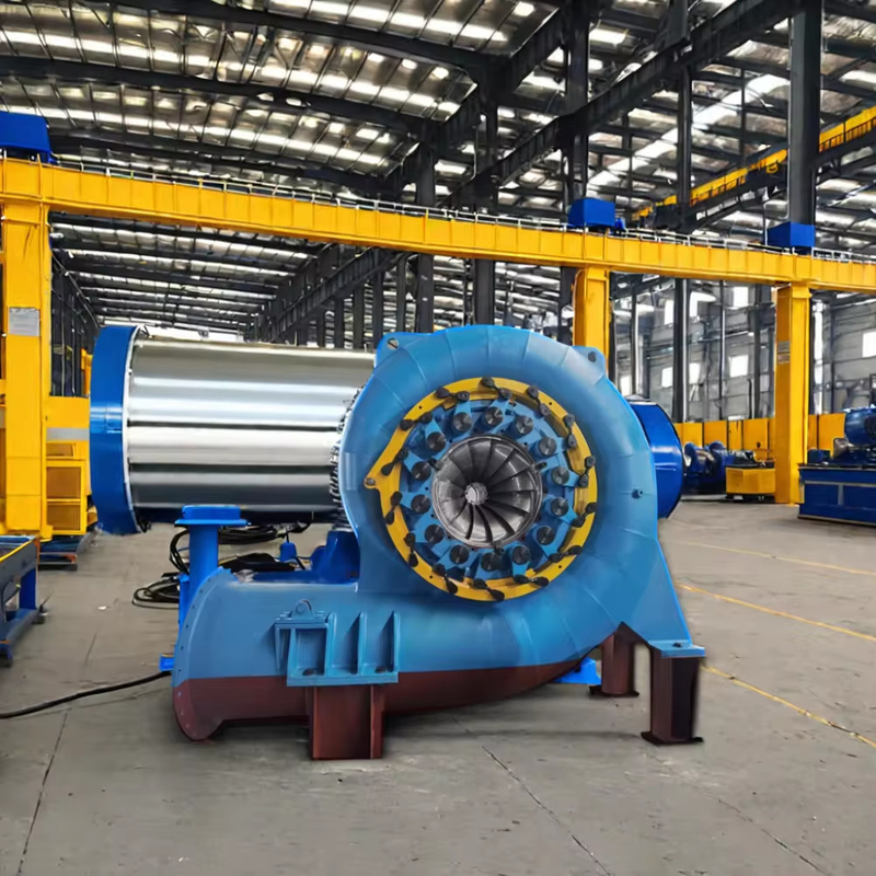 Gerador de turbina de água vertical / horizontal 450-1000 RPM com modo de excitação sem escovas