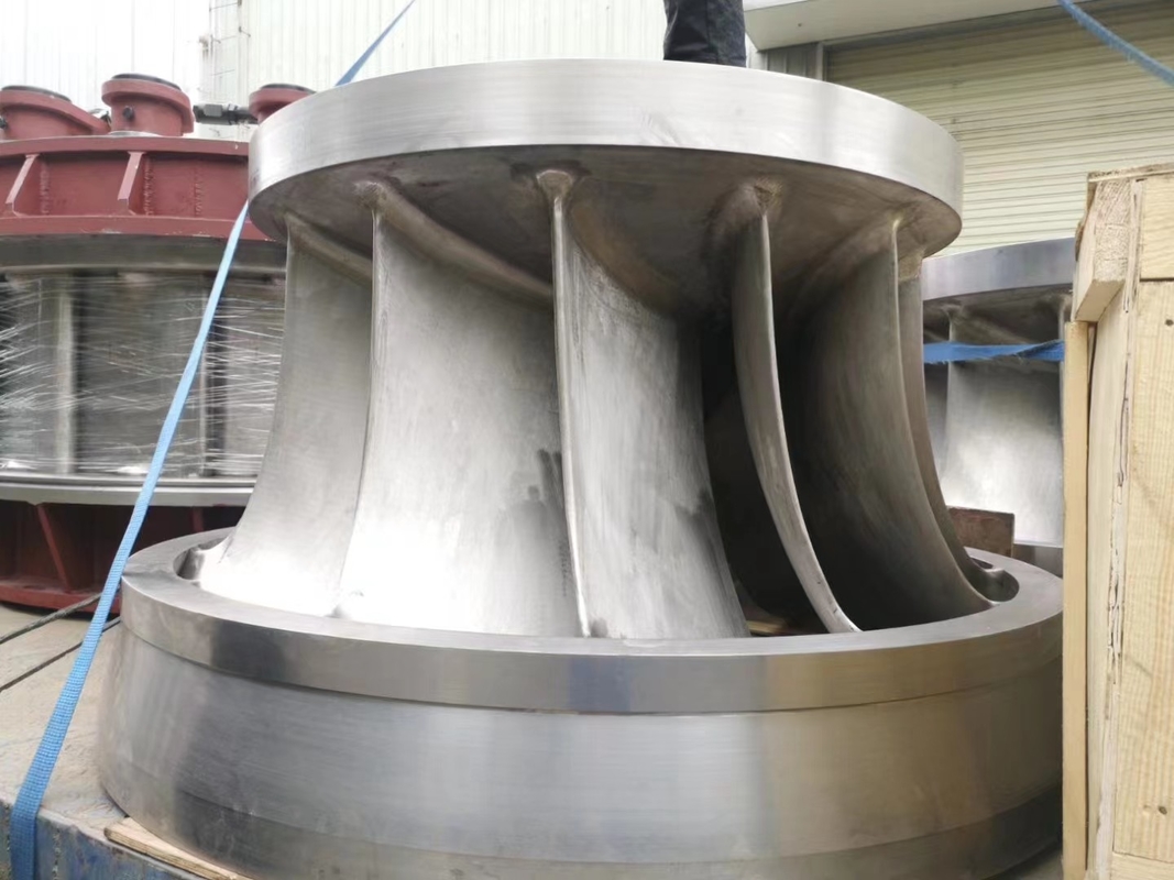 Gerador de turbina hidráulica personalizado para usinas de energia com corredor de aço inoxidável para estações hidrelétricas que usam água