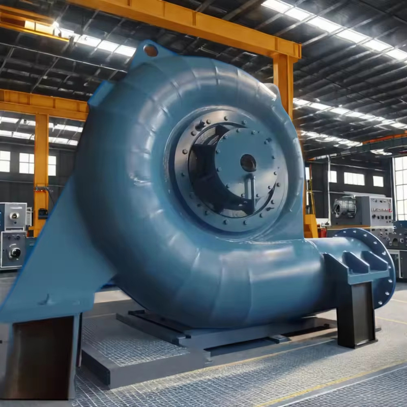 Turbina de água de cabeça alta com a RPM 450-1000rpm e cabeça de água 5m-500m