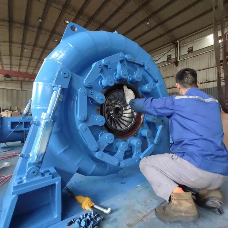 690V 20MW Gerador de turbina de água vertical Ar/água de arrefecimento Instalação interior/exterior