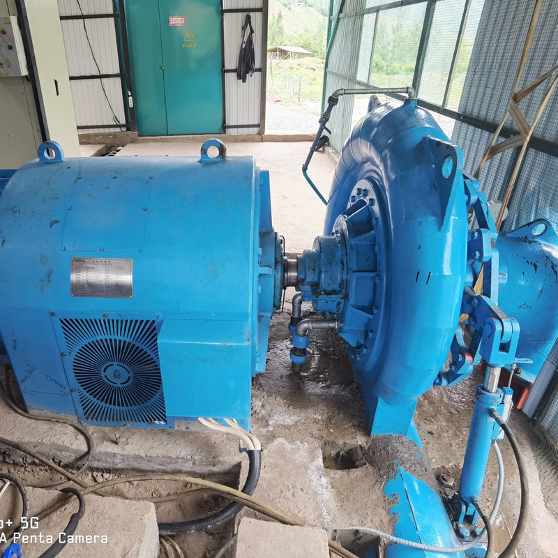 500-1000 RPM Turbina de água de cabeça alta para geração de energia 50HZ/60HZ