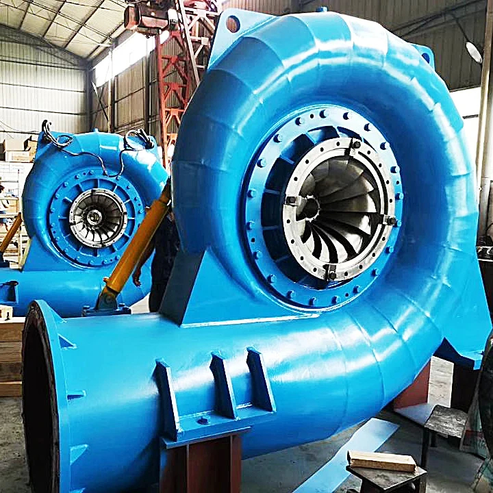Durabilidade Gerador de turbina hidráulica Operando a 450-1000 rpm Frequência para geração de energia a 50HZ/60HZ