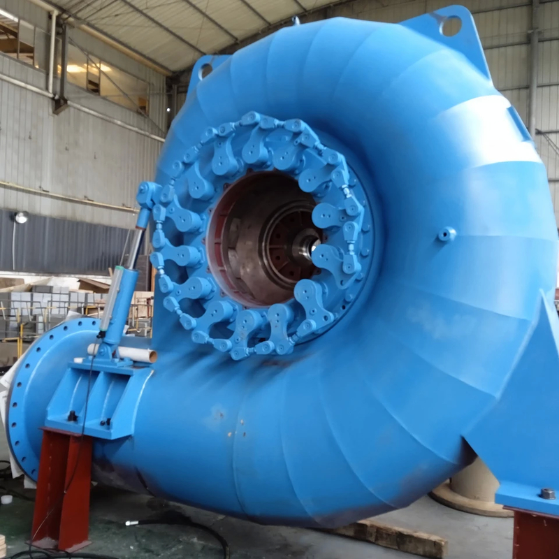 200kW - 20MW Construção de aço e aço inoxidável Francis Turbina de água de cabeça alta com durabilidade