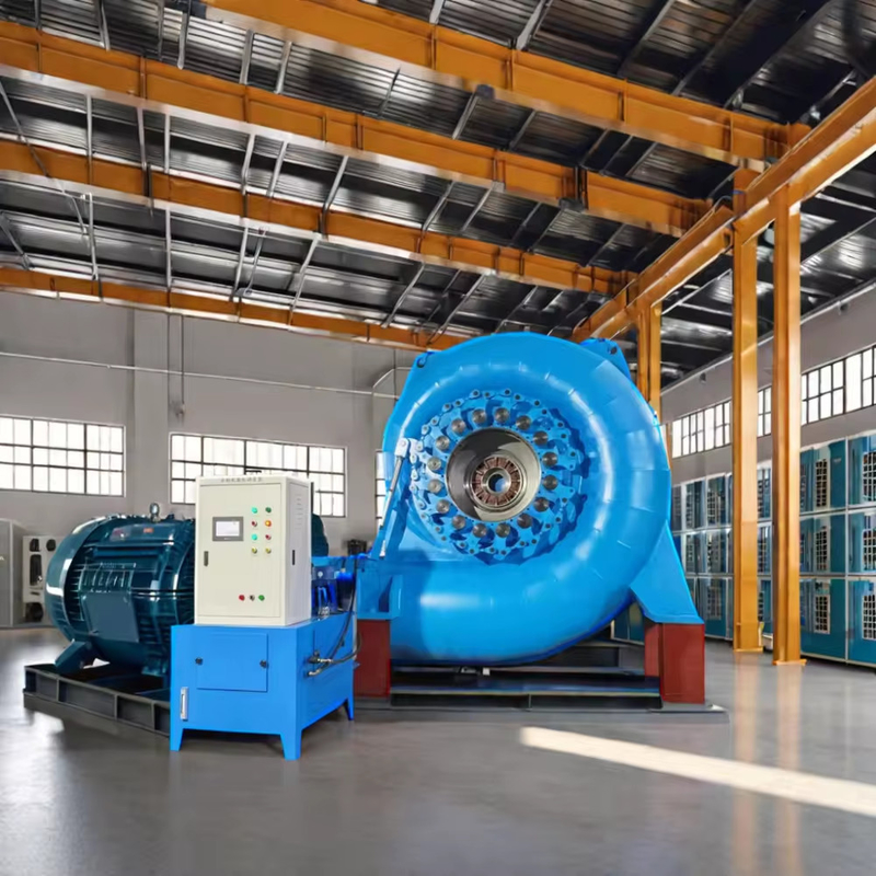 Turbina de água de cabeça alta / Gerador de turbina Francis para cabeças de água 5m-500m