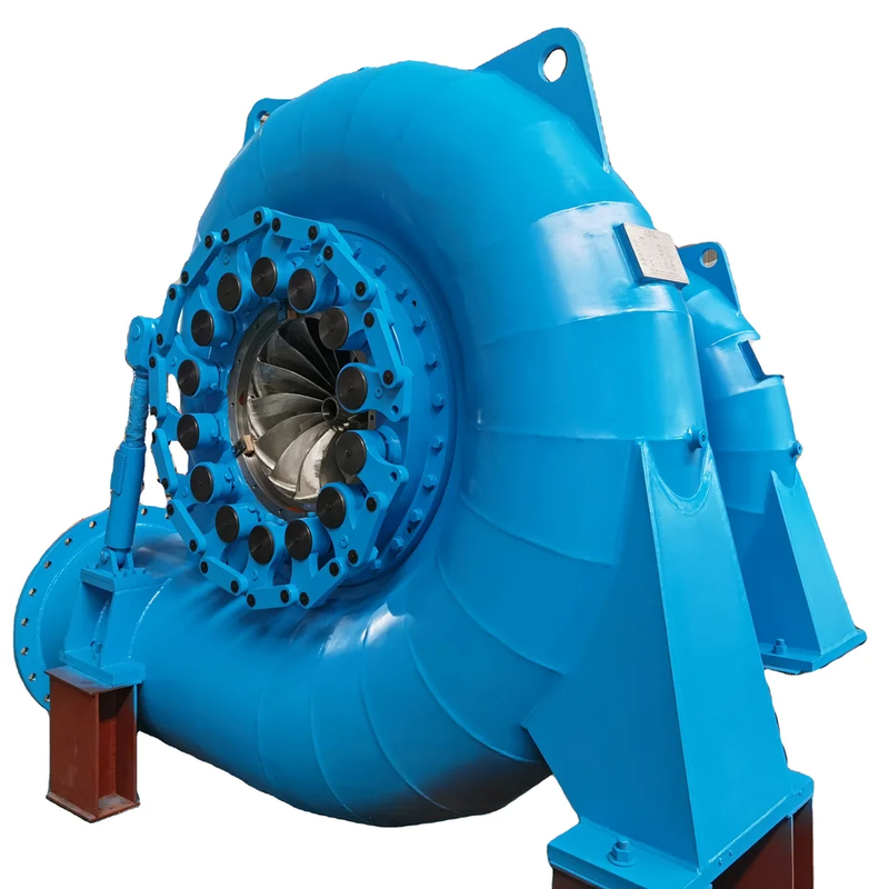 450-1000 RPM Gerador de turbina de água vertical / horizontal personalizável para vida útil