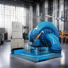 Gerador de turbina de aço inoxidável e aço Francis para geração de energia