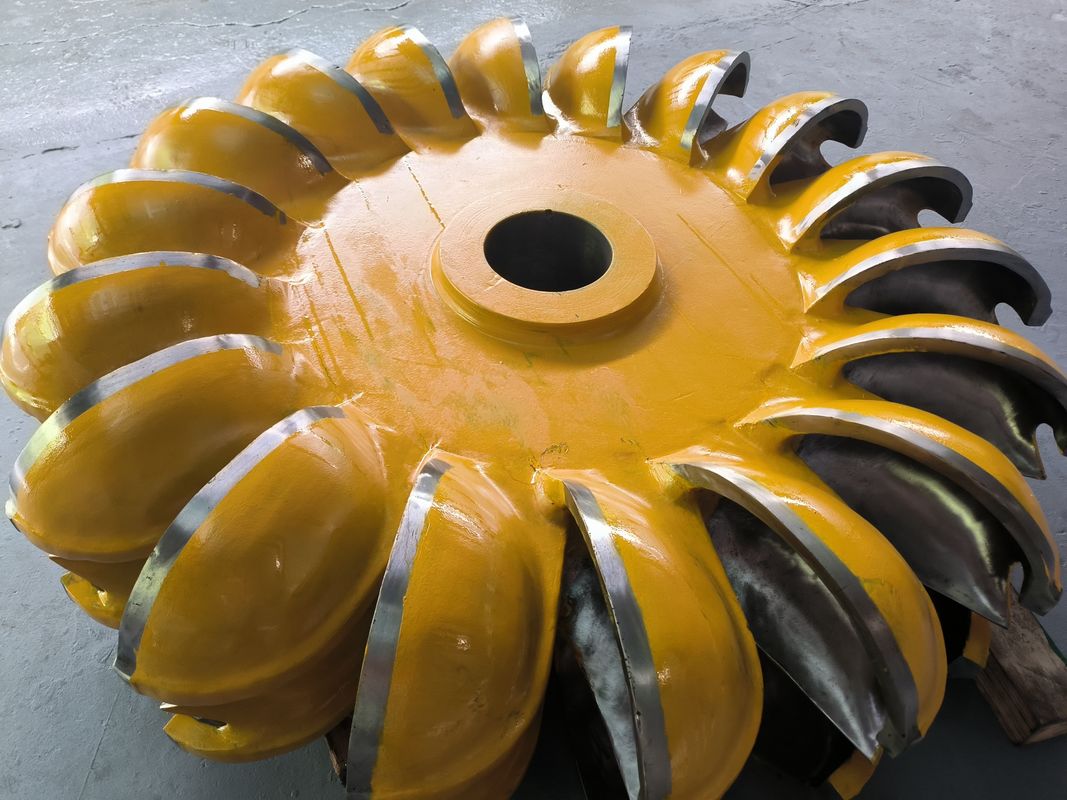 Potência nominal de 1 a 10 MW Corredor de turbina hidrelétrica Solução de geração de energia personalizada de altura da lâmina para usinas hidrelétricas