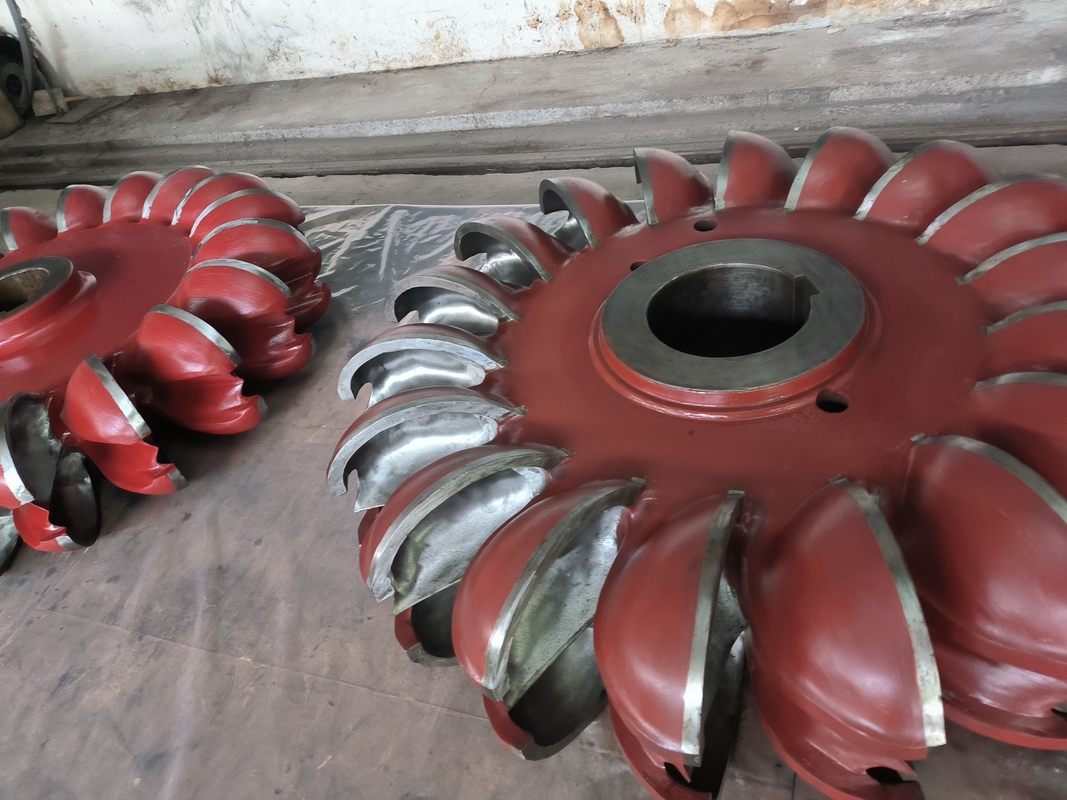 Corredor de turbina hidráulica de precisão com lâmina variável Anticorrosivo com aço inoxidável ou aço carbono