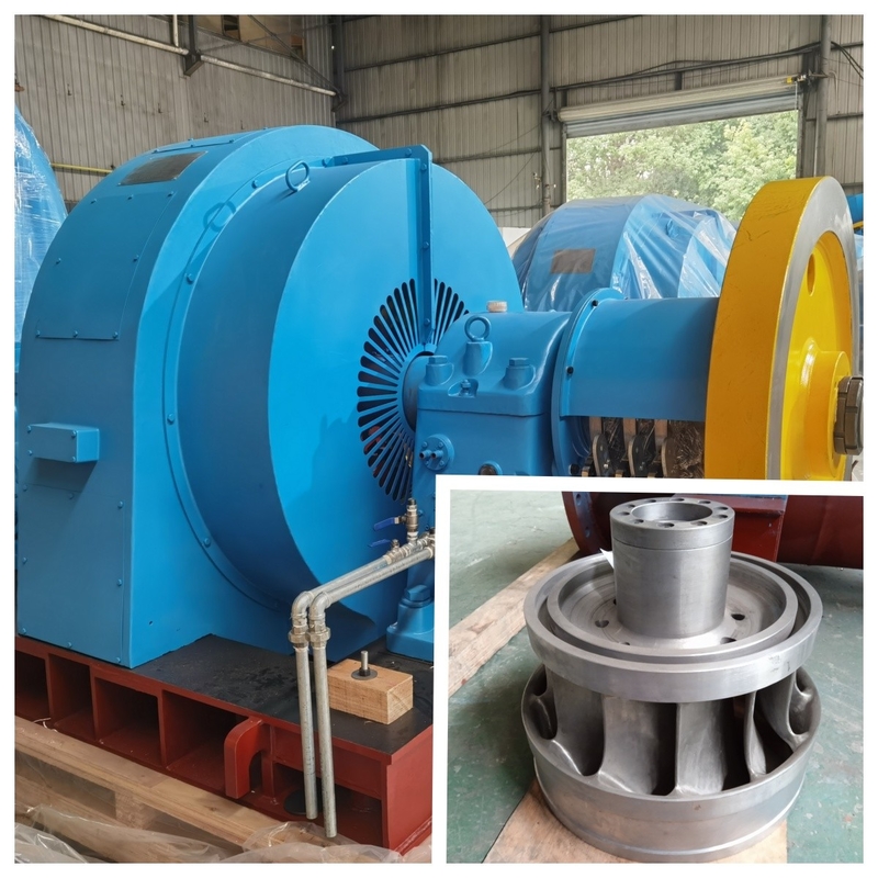 Cabeça de água nominal de 20 m a 300 m Impeller Francis Turbina Gerador Aço inoxidável