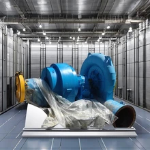 Gerador de turbina de água de resfriamento de ar / água com corel personalizado