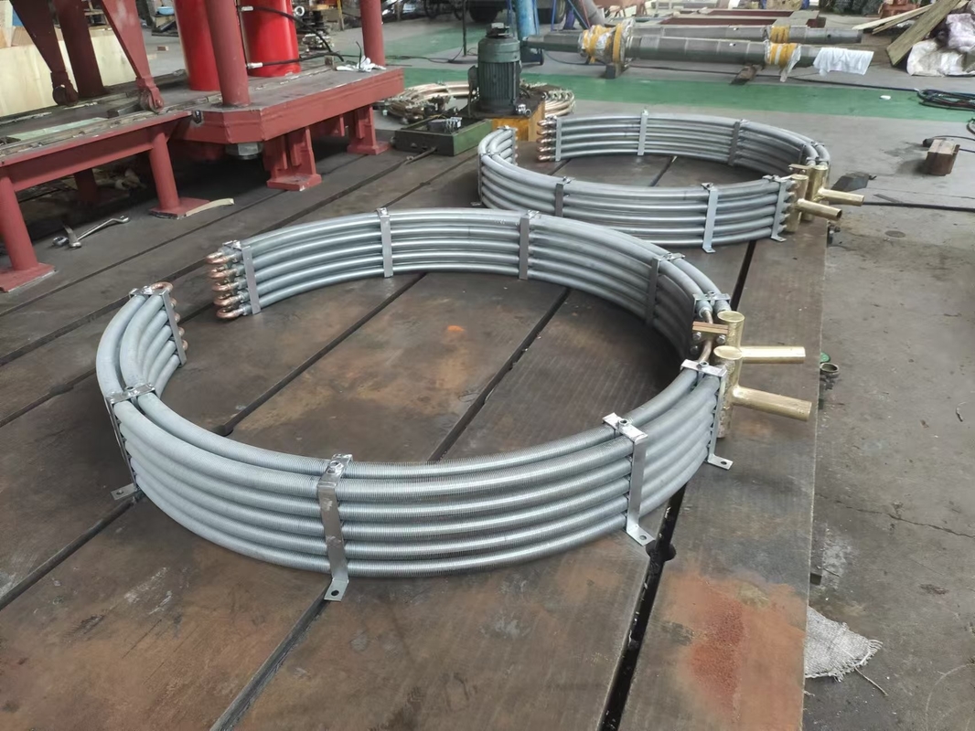 Frigorífico de óleo hidráulico montado na parede industrial 10-50 kg para tubos de fluido Faixa de temperatura de funcionamento 0-80 °C Desempenho