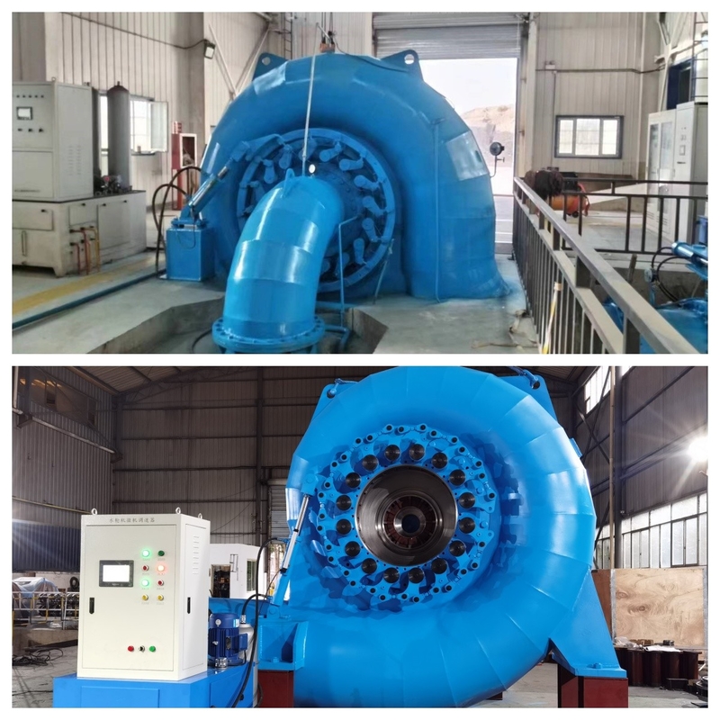 Gerador de turbina hidráulica de aço inoxidável de 200 kW-20 MW Equipamentos personalizados para estações hidrelétricas