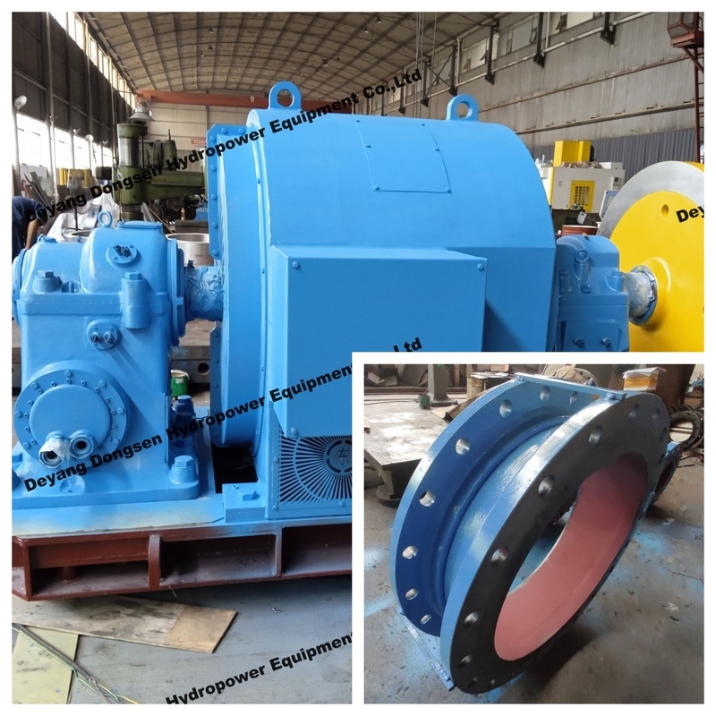 Turbina de água de cabeça alta / Gerador de turbina Francis para cabeças de água 5m-500m