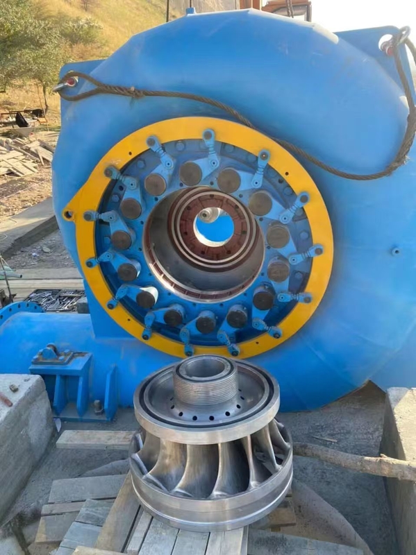 200kw-20mw gerador de turbina de água instalação vertical / horizontal longa vida útil