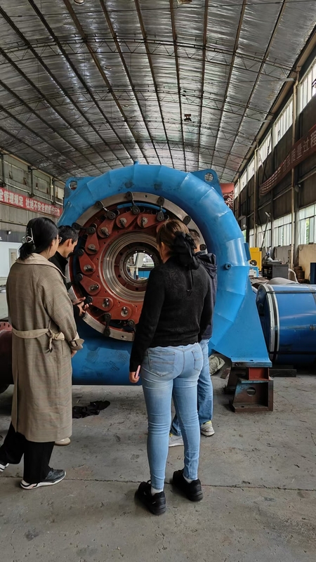 200kw-20mw gerador de turbina de água instalação vertical / horizontal longa vida útil