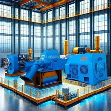 Geradores de turbinas hidrelétricas de 5-20 t com tensão nominal 220V-11000V