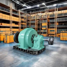 Instalação vertical / horizontal Gerador de turbina de água personalizado de 200kw-20mw com arrefecimento por ar / água