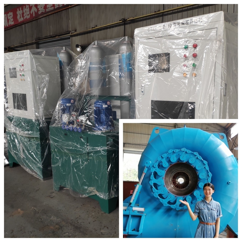 Gerador de turbina de água 220V-690V com arrefecimento por ar / água e cor personalizável