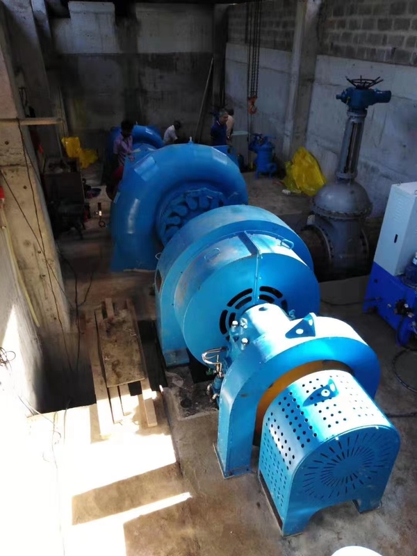 Turbinas hidrelétricas do tipo Francis para a central de energia Sustainablemini