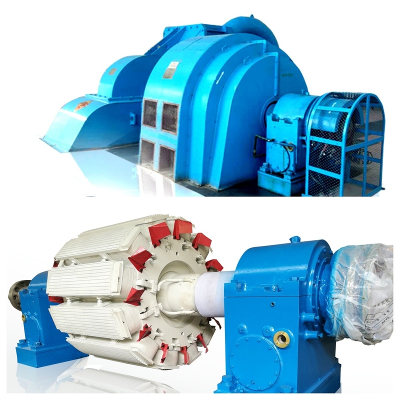 Grade de proteção IP54 Gerador de turbina tipo Pelton para geração de energia em ferro fundido/aço inoxidável