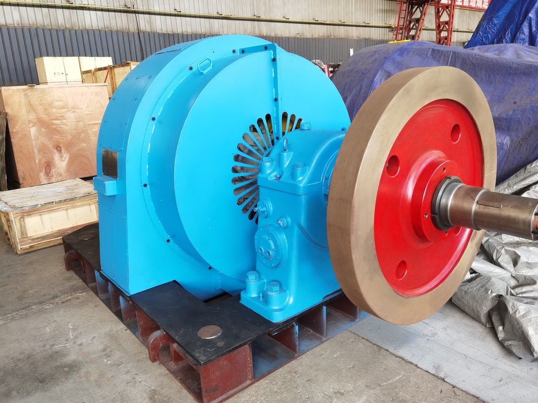 Gerador de turbina hidráulica de pequena dimensão horizontal de controlo automático completo com excitação estática de silício