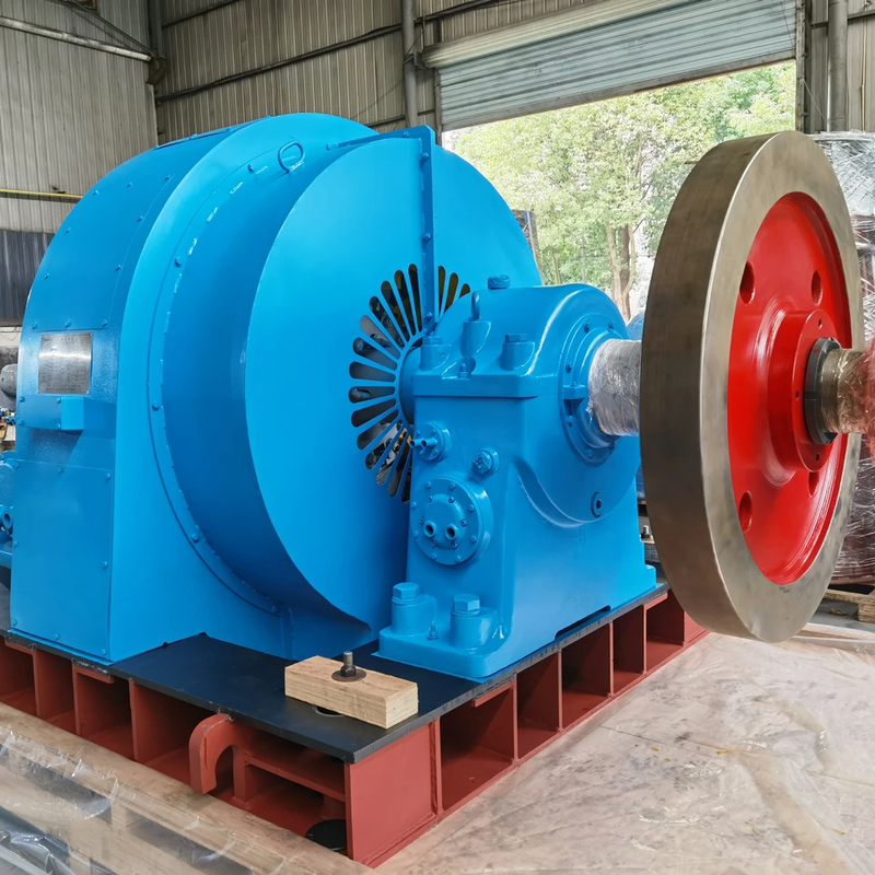 Instalação vertical ou horizontal Gerador de turbina Francis com modo de controlo automático e eficiência nominal de 90% a 96%