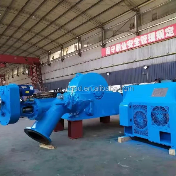 Método de instalação vertical / horizontal 500kW Turbo Turbine Hydro Generator com AVR personalizado