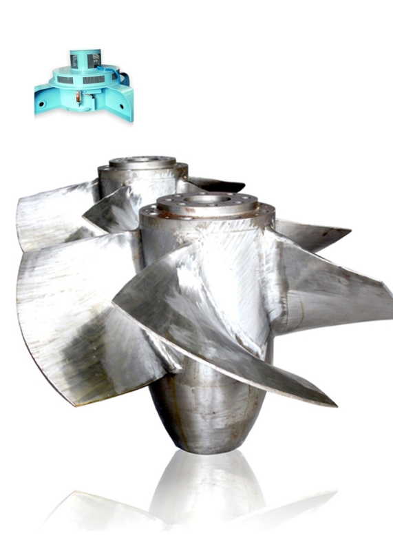 Gerador de turbina hidráulica Kaplan personalizado, diâmetro de 0,6-2 m para saída
