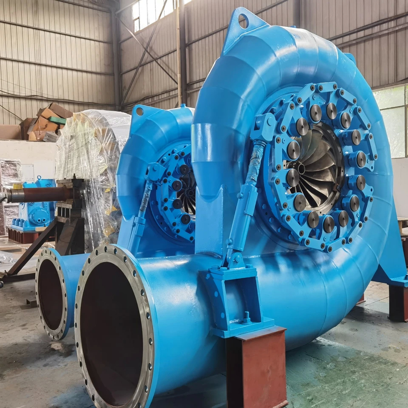Gerador de turbina hidráulica de frequência 50HZ com 88-96% de eficiência e alta capacidade de 300kw-20mw