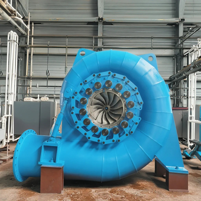 Mantenha 85% de eficiência a 40-110% de variação de carga Eficiência da turbina hidrelétrica Voltagem nominal 400V 600V 800V 11KV 13.8KV