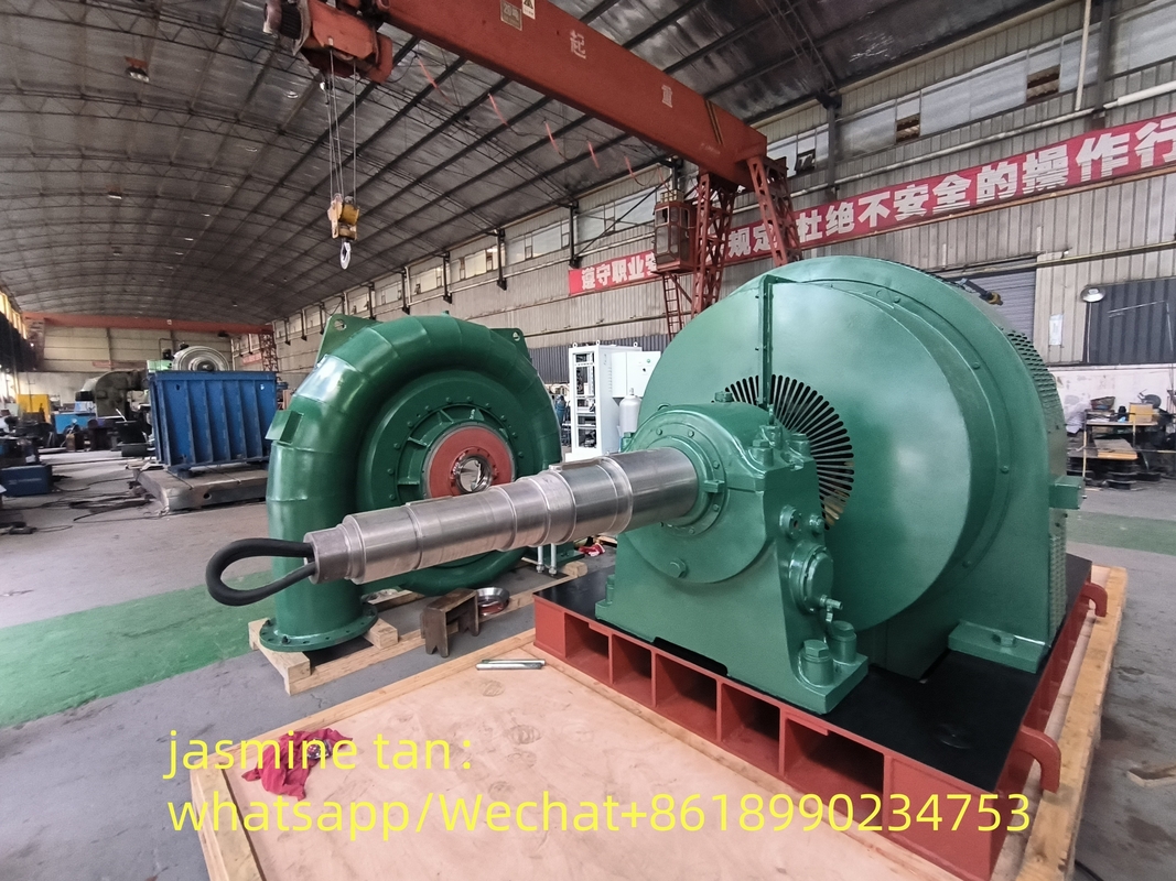 Gerador de turbina de água de controlo automático para geração de energia