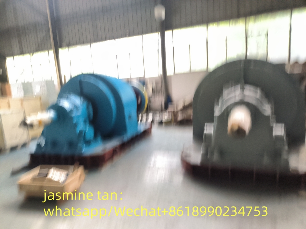 Gerador de turbina tipo Pelton de 6-10 kV com corrente nominal de 100-1000 A