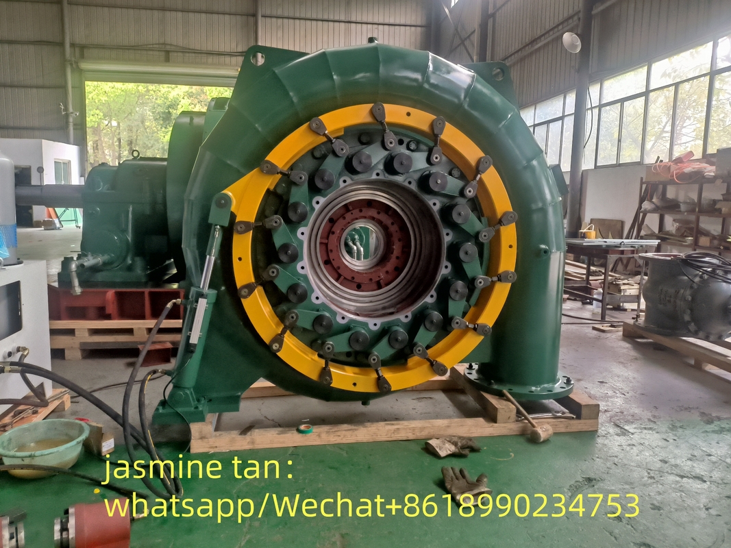 Gerador de turbina tipo Pelton de 6-10 kV com corrente nominal de 100-1000 A