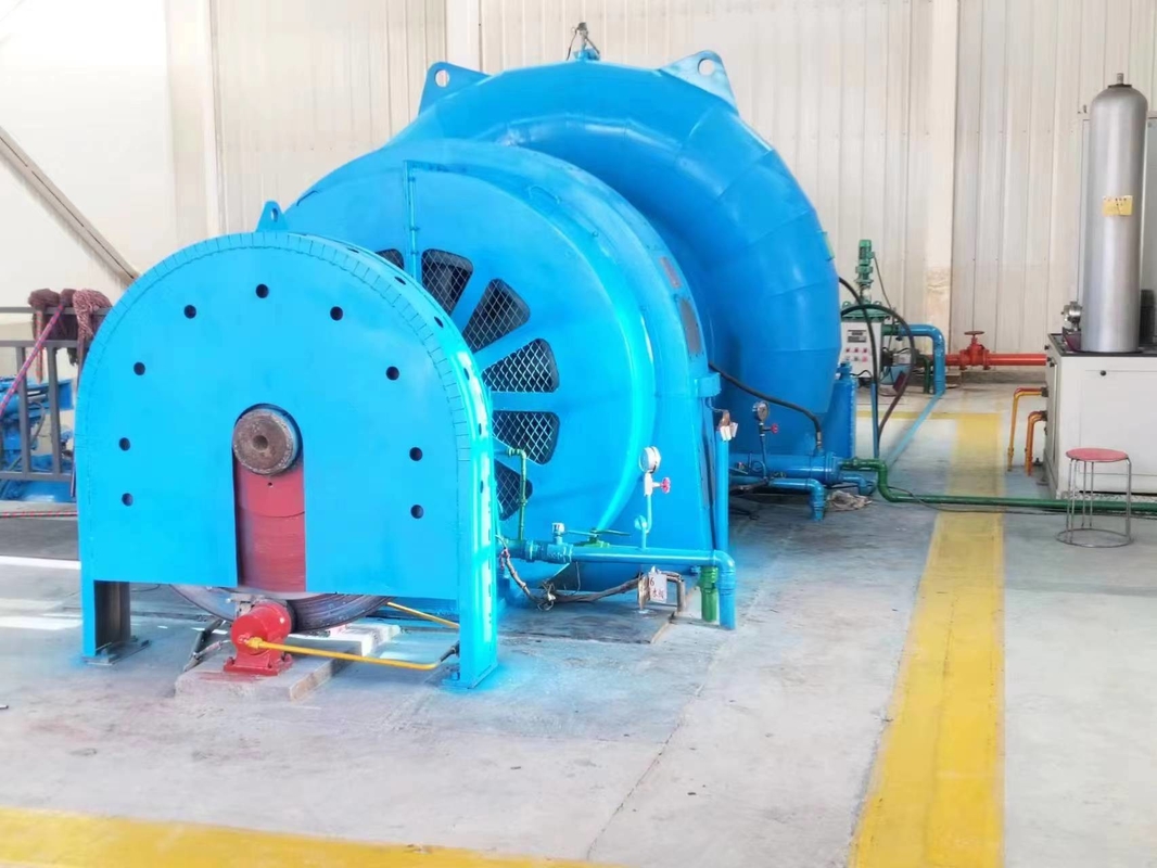 Equipamento de estação de energia de gerador de turbina hidráulica de alto padrão com várias opções de cores