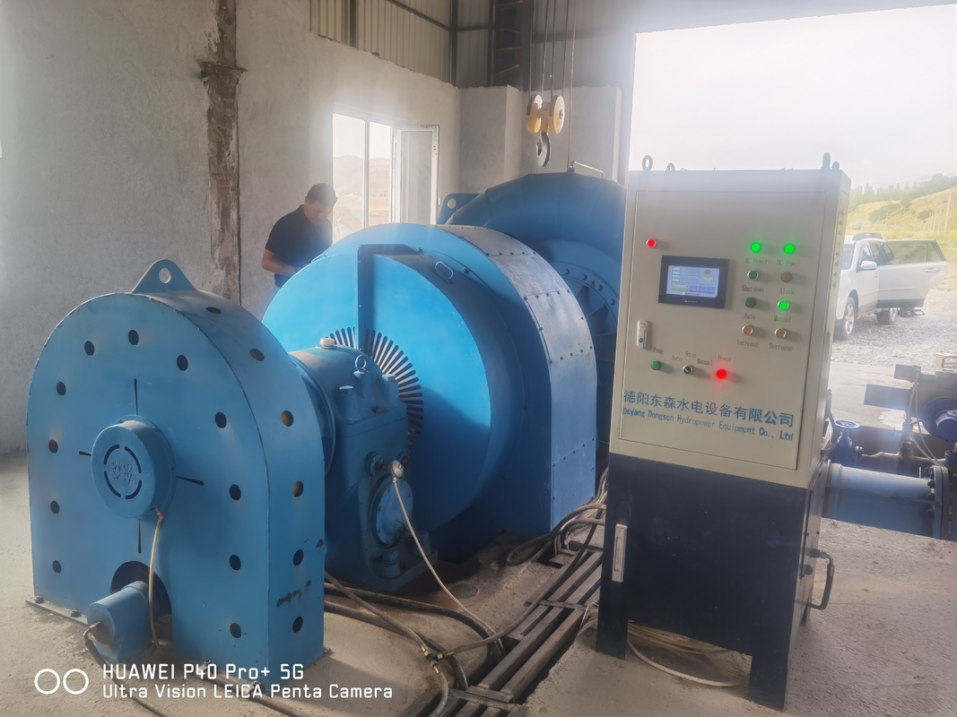 66kv Voltagem de saída Geradores de turbina hidrelétrica para centrais eléctricas