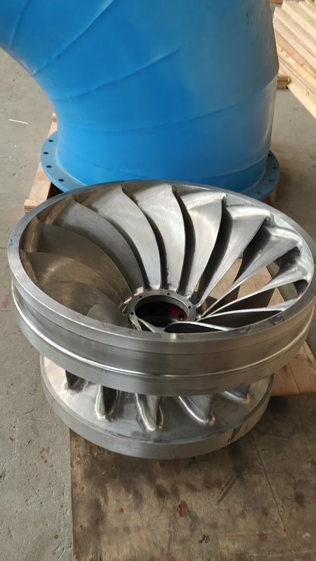 Turbina hidrelétrica de comprimento de lâmina personalizada para 200kw-20mw de energia renovável e ecológica