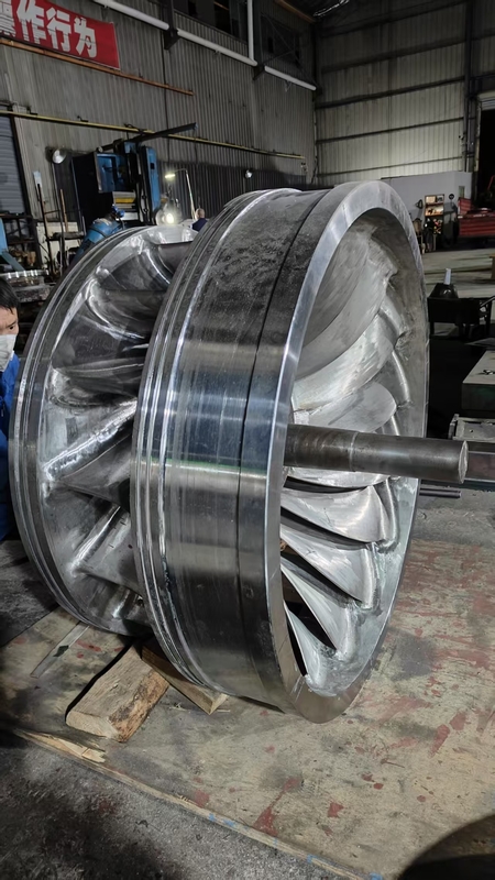 Turbina Hidráulica de Aço Inoxidável para Produção de Energia Sustentável e Ecológica Diâmetro do Rotor 0,5 a 10 Metros