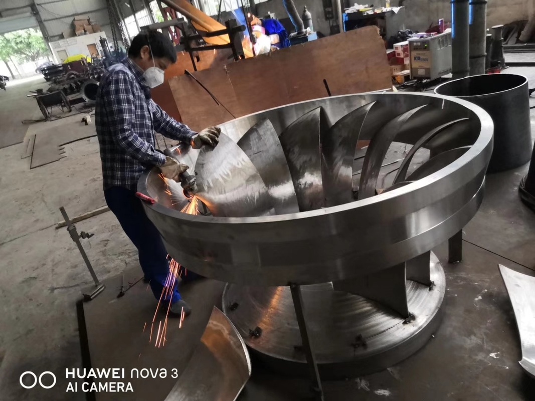 Turbina Hidráulica de Aço Inoxidável para Produção de Energia Sustentável e Ecológica Diâmetro do Rotor 0,5 a 10 Metros