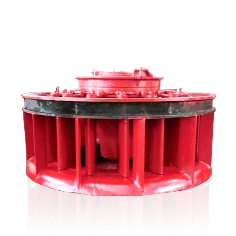 Turbina hidráulica de aço inoxidável com velocidade nominal do rotor de 1000 rpm e diâmetro de saída de 1 a 5 metros