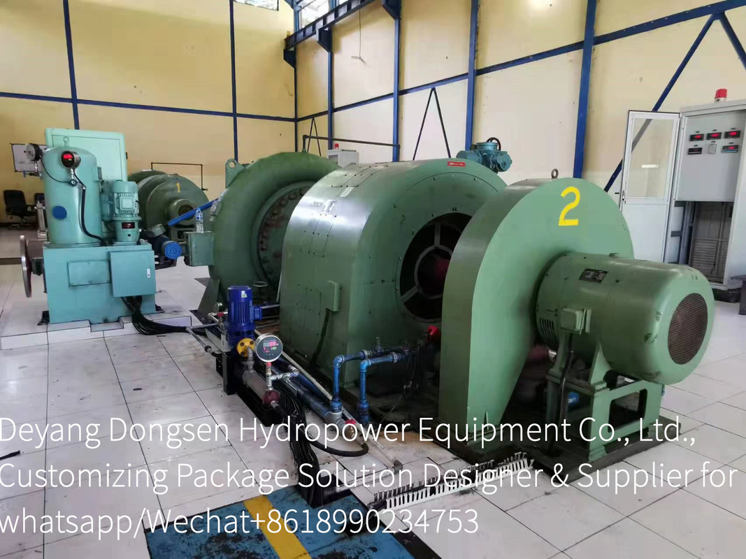 Turbina hidráulica de aço inoxidável de altura de lâmina personalizada para produção de energia duradoura