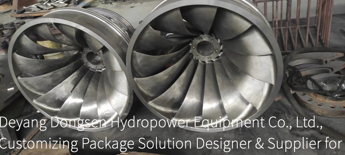 Turbina Hidráulica de Aço Inoxidável para Produção de Energia Sustentável e Ecológica Diâmetro do Rotor 0,5 a 10 Metros
