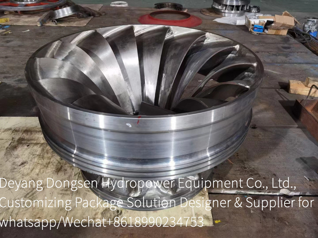 Turbina Hidráulica de Aço Inoxidável para Produção de Energia Sustentável e Ecológica Diâmetro do Rotor 0,5 a 10 Metros