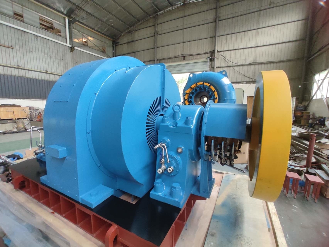 Voltagem nominal de 400 V Francis Gerador de turbina hidráulica Sistema de controlo e protecção personalizado