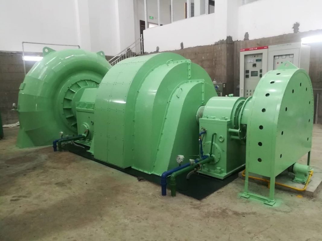 Gerador de turbina hidroelétrica com vida útil de 30 a 50 anos, com alta capacidade de 300kw-20mw e material do rotor em aço inoxidável
