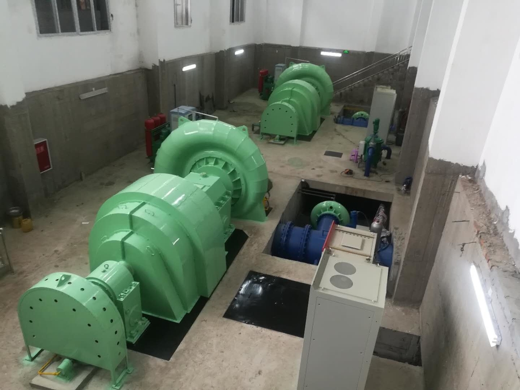 Gerador de turbina hidroelétrica com vida útil de 30 a 50 anos, com alta capacidade de 300kw-20mw e material do rotor em aço inoxidável
