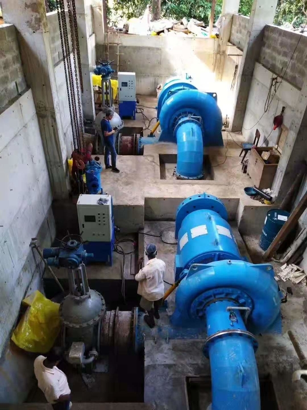 Turbina Hidráulica de Alta Queda com Vida Útil de 30-50 Anos para Vazões de Água Ajustáveis e Design Personalizável