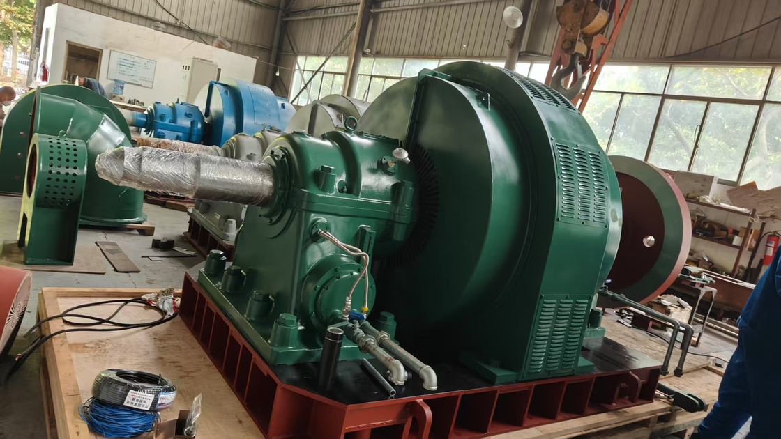 Turbina hidráulica de aço inoxidável com velocidade nominal do rotor de 1000 rpm e diâmetro de saída de 1 a 5 metros